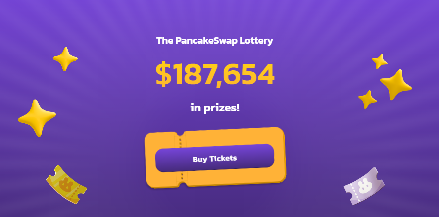 cos'è pancakeswap lotteria montepremi